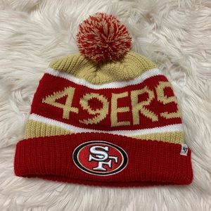 49ers Football Beanie